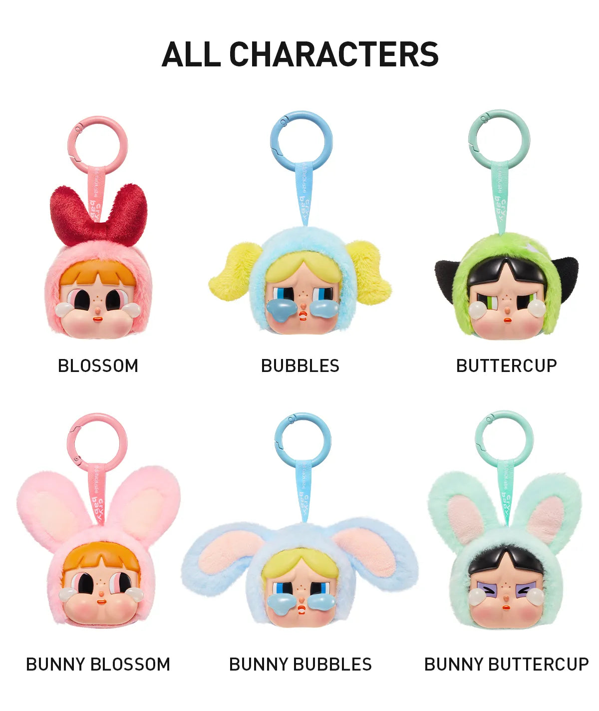 CRYBABY X POWERPUFF GIRLS VINYL FACE PLUSH BLIND BOX