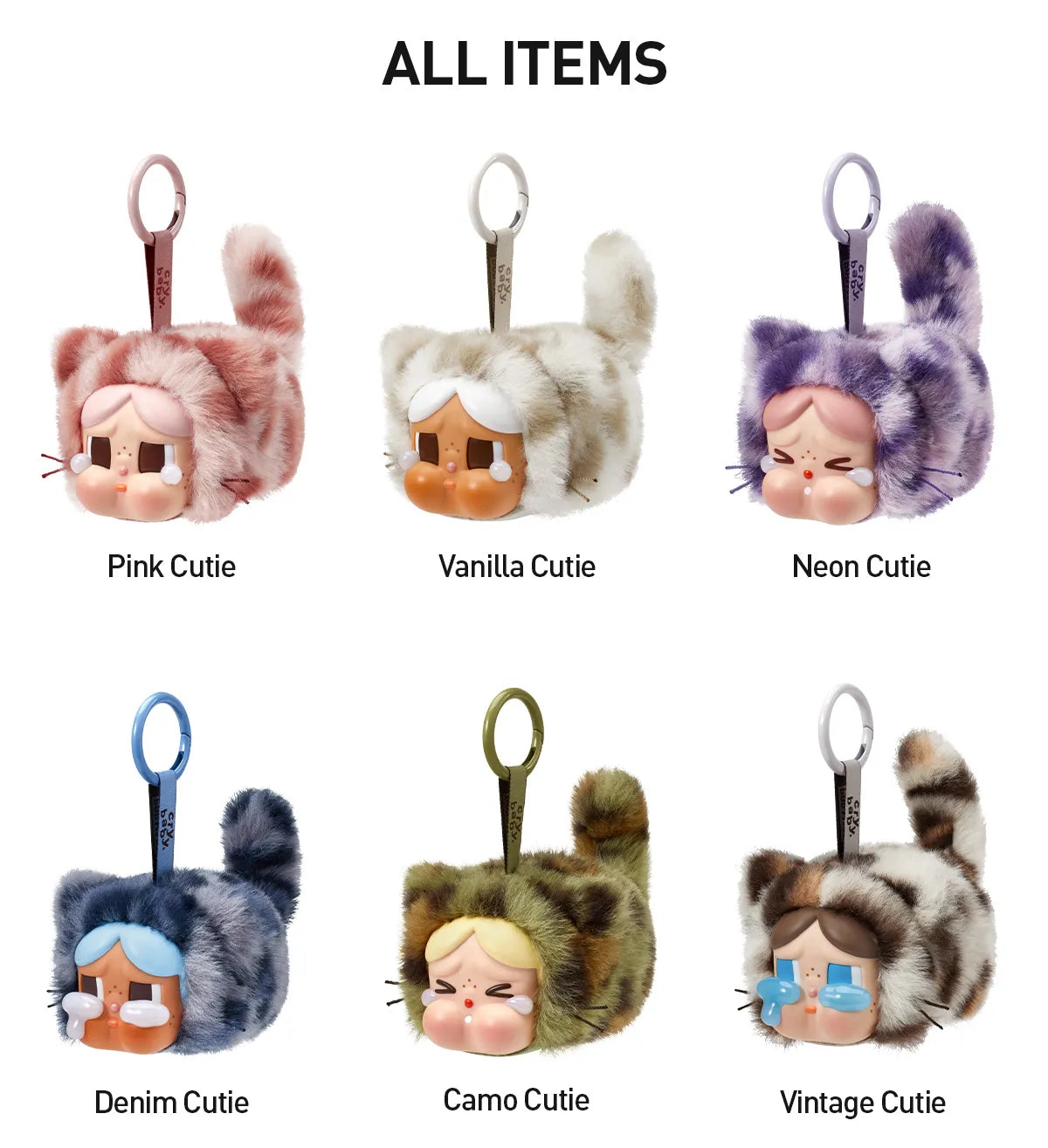 CRYBABY SERIES - WILD BUT CUTE VINYL PLUSH PENDANT BLIND BOX