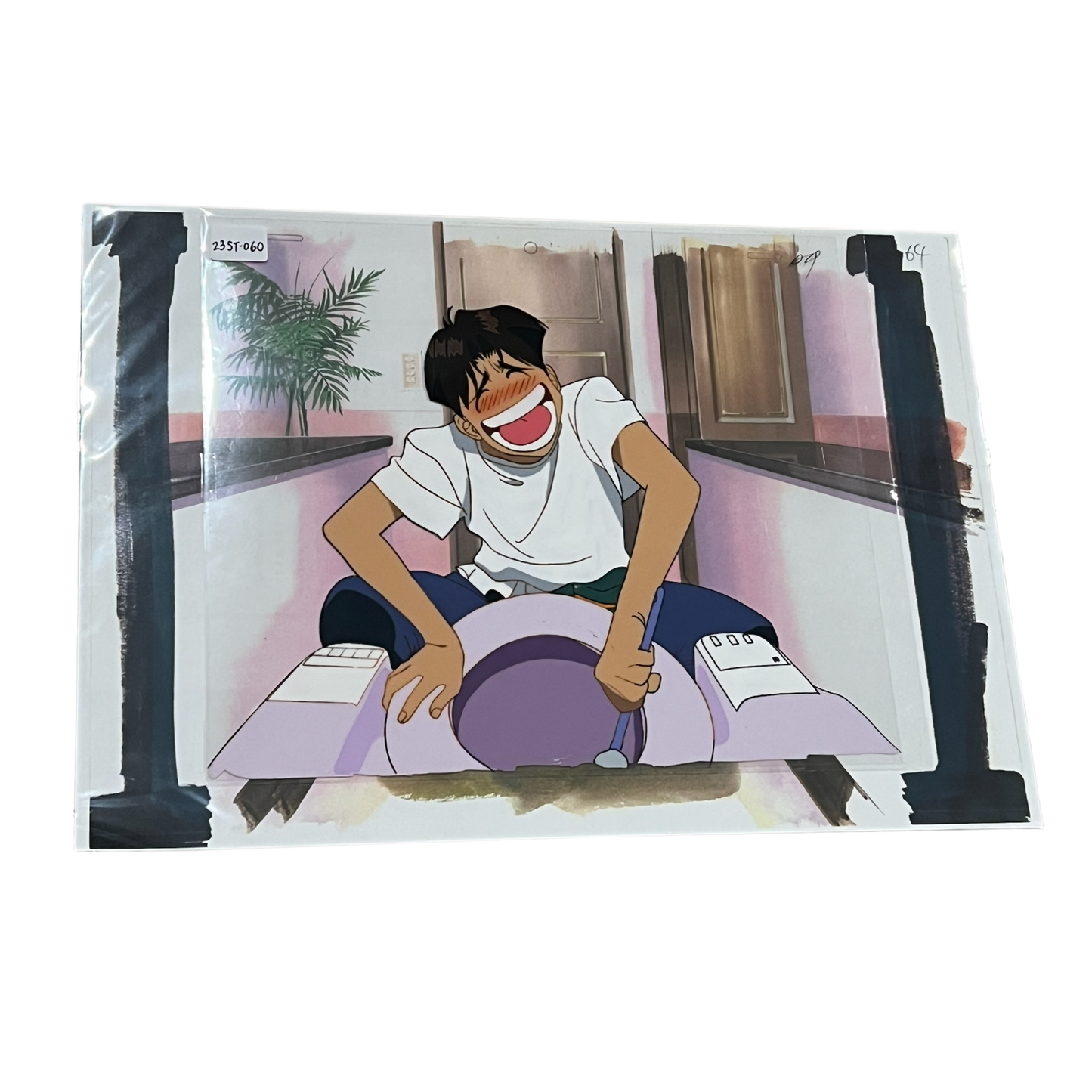 ANIME PRODUCTION CEL - GOLDEN BOY - LESSON 1 (KINTARO)