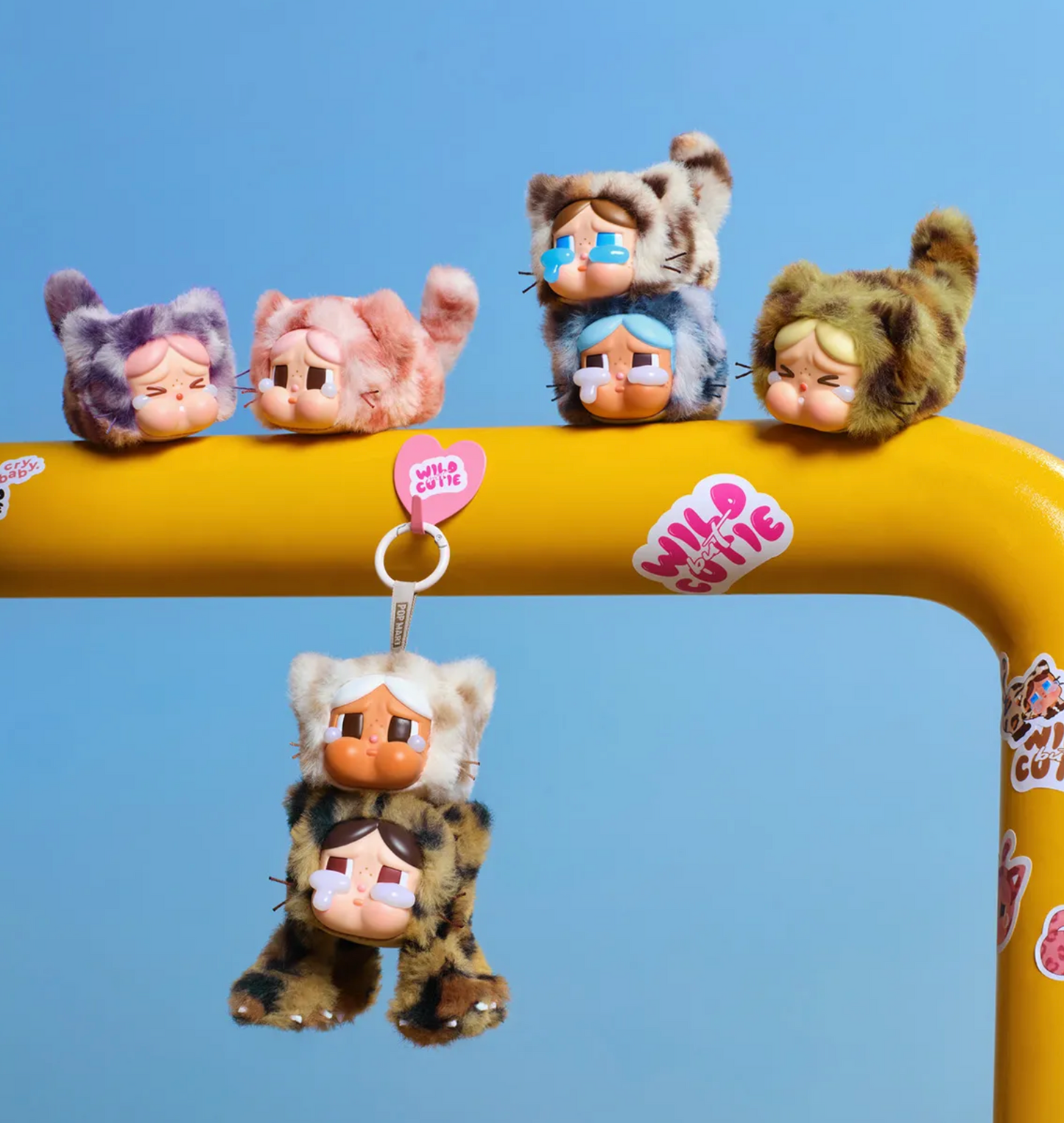 CRYBABY SERIES - WILD BUT CUTE VINYL PLUSH PENDANT BLIND BOX