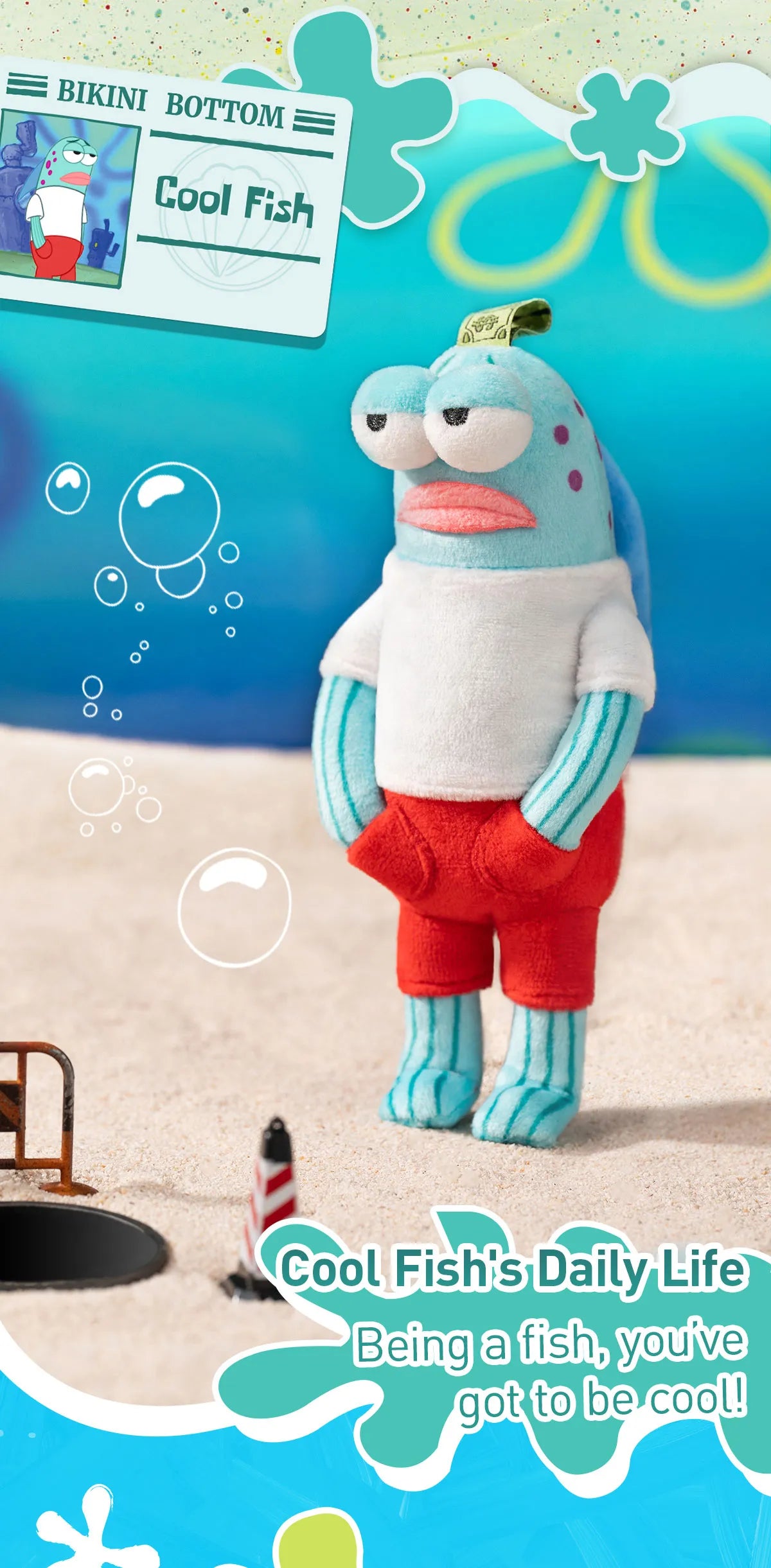 SPONGEBOB SQUAREPANTS SERIES - BIKINI BOTTOM BUDDIES - WHIMSICAL PLUSH BLIND BOX