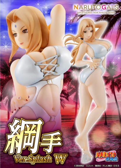 NARUTO GALS SHIPPUDEN - TSUNADE VER. SPLASH WHITE FIGURE