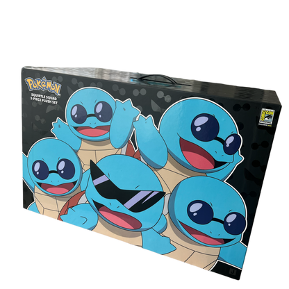 SDCC EXCLUSIVE ~ JAZWARES x POKEMON SQUIRTLE SQUAD PLUSH BOX 1/1000 (SEALED)