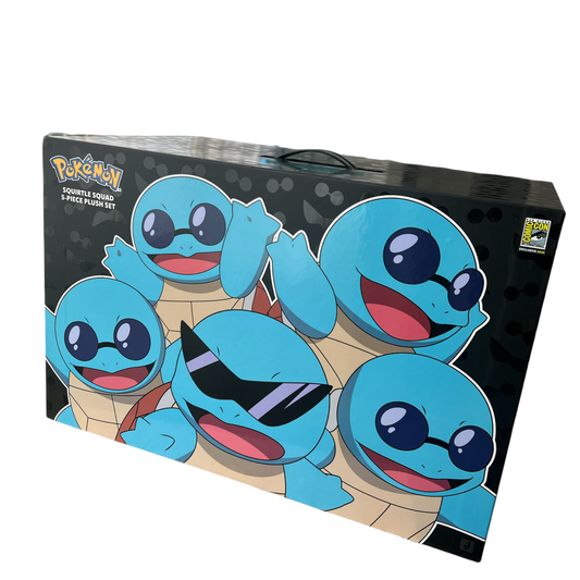 SDCC EXCLUSIVE ~ JAZWARES x POKEMON SQUIRTLE SQUAD PLUSH BOX 1/1000 (SEALED)