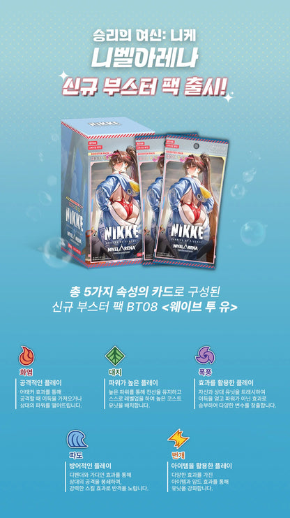 NIVEL ARENA - GODDESS OF VICTORY: NIKKE BT08 "WAVE TO YOU" BOOSTER BOX