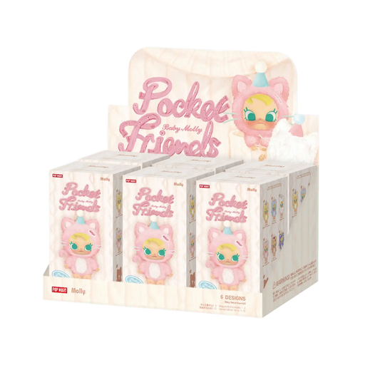 BABY MOLLY SERIES - POCKET FRIENDS VINYL PLUSH PENDANT BLIND BOX