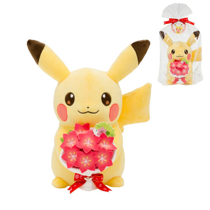 POKEMON - PIKACHU & GRACIDEA'S FLOWER PLUSHIE (M SIZE)